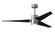 Super Janet 60'' Ceiling Fan in Brushed Nickel (101|SJ-BN-BK-60)