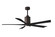 Patricia-5 60'' Ceiling Fan in Textured Bronze (101|PA5-TB-BK-60)