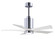 Patricia-5 42'' Ceiling Fan in Polished Chrome (101|PA5-CR-MWH-42)