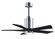 Patricia 42'' Ceiling Fan in Polished Chrome (101|PA5-CR-BK-42)