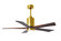 Patricia-5 52'' Ceiling Fan in Brushed Brass (101|PA5-BRBR-WA-52)