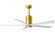 Patricia-5 60'' Ceiling Fan in Brushed Brass (101|PA5-BRBR-MWH-60)