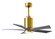 Patricia-5 42'' Ceiling Fan in Brushed Brass (101|PA5-BRBR-BW-42)