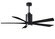 Patricia-5 60'' Ceiling Fan in Matte Black (101|PA5-BK-BK-60)