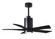 Patricia-5 42'' Ceiling Fan in Matte Black (101|PA5-BK-BK-42)