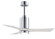 Patricia-3 42'' Ceiling Fan in Polished Chrome (101|PA3-CR-MWH-42)