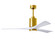 Patricia-3 60'' Ceiling Fan in Brushed Brass (101|PA3-BRBR-MWH-60)