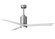 Patricia-3 60'' Ceiling Fan in Brushed Nickel (101|PA3-BN-MWH-60)