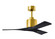Nan 42'' Ceiling Fan in Brushed Brass (101|NK-BRBR-BK-42)