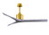 Mollywood 60'' Ceiling Fan in Brushed Brass (101|MW-BRBR-BW-60)