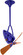Jarold Direcional 16'' Ceiling Fan in Safira (101|JD-BLUE-WD)