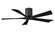 Irene-5H 52'' Ceiling Fan in Textured Bronze (101|IR5H-TB-BK-52)