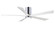 Irene-5HLK 60'' Ceiling Fan in Polished Chrome (101|IR5HLK-CR-MWH-60)