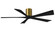 Irene-5H 60'' Ceiling Fan in Brushed Brass (101|IR5H-BRBR-BK-60)