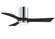 Irene-3HLK 42'' Ceiling Fan in Polished Chrome (101|IR3HLK-CR-BK-42)