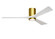 Irene-3HLK 60'' Ceiling Fan in Brushed Brass (101|IR3HLK-BRBR-MWH-60)