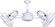 Duplo-Dinamico Ceiling Fan in Gloss White (101|DD-WH-MTL)