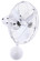 Bruna Parede 13'' Ceiling Fan in Gloss White (101|BP-WH-MTL)