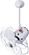 Bianca Direcional 13'' Ceiling Fan in Gloss White (101|BD-WH-MTL)