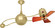 Brisa 2000 40'' Ceiling Fan in Brushed Brass (101|B2K-BRBR-WD)