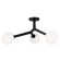 Rami Three Light Ceiling Mount in Black (423|X81503BKOP)