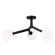 RAMI Three Light Ceiling Mount in Black (423|X81503BKOP)
