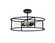 CANDID Four Light Flush Mount in Rusty Black (423|X71604RB)