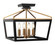 Mavonshire One Light Ceiling Mount in Black + Aged Gold Brass (423|X67004BKAG)
