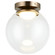 Boble LED Flush Mount in Aged Gold Brass (423|X61311AGCL)