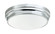 Fresh Colonial Three Light Ceiling Mount in Chrome (423|X46403CH)