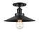 BULSTRODE'S WORKSHOP One Light Flush Mount in Black (423|X46111BKBK)