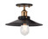 BULSTRODE'S WORKSHOP One Light Flush Mount in Aged Gold Brass (423|X46111AGBK)