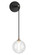 Magma One Light Wall Sconce in Clear (423|W81001CL)