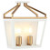 Mavonshire Two Light Wall Sconce in White + Aged Gold Brass (423|W67012WHAG)