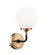 Particles One Light Wall Sconce in Aged Gold Brass (423|W58201AGOP)