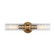 WEAVER Two Light Wall Sconce in Aged Gold Brass (423|W32112AG)