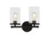 Liberty Two Light Wall Sconce in Black (423|S06102BK)
