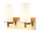 Candela Two Light Wall Sconce in Aged Gold Brass (423|S04902AGOP)