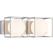 Squircle Two Light Wall Sconce in Chrome (423|S03802CH)