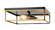 Clarke Three Light Ceiling Mount in Black & Aged Gold Brass (423|M15543BKAG)