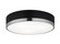 Trydor Three Light Ceiling Mount in Black & Chrome (423|M14303BKCH)