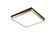 Tux LED Flush Mount in Black + Aged Gold Brass (423|M11414BKAG)