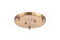 Multi Ceiling Canopy (Line Voltage) Canopy in Aged Gold Brass (423|CP0103AG)