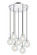 Ridge Seven Light Pendant in Chrome (423|C84007CHCL)