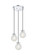 Ridge Three Light Pendant in Chrome (423|C84003CHCL)
