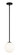 Novo One Light Chandelier in Black (423|C81711BKOP)