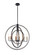 Odyssey Eight Light Chandelier in Black (423|C78608BK)