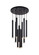 Reign LED Pendant in Matte Black (423|C78312MB)