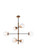 Enchant Six Light Chandelier in Aged Gold Brass (423|C78106AGCL)