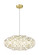 Coral LED Chandelier in Gold (423|C76330GL)